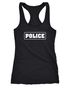 Damen Tanktop Police Polizei-Kostüm Polizistin Fun-Shirt Fasching Karneval Racerback Moonworks®preview