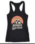 Damen Tanktop Wander Woman Wanderer Outdoor Geschenke für Wanderfans Frauen Racerback Moonworks®preview