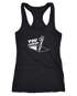 Damen Tanktop You looked Bongoloch reingeschaut Skelett Fun-Shirt Spruch lustig Racerback Moonworks®preview