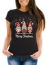Damen Weihnachtsshirt Wichtel Design Spruch Merry Christmas Weihnachten XMAS Weihnachtsoutfit Frauen Moonworks®preview