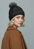 Damen Wintermütze mit Fleece Gefüttert Warm & Winddicht Strickmütze Bommelmütze Model 1980 Neverless®preview