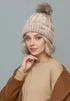 Damen Wintermütze mit Fleece Gefüttert Warm & Winddicht Strickmütze Bommelmütze Model 1980 Neverless®preview