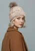 Damen Wintermütze mit Fleece Gefüttert Warm & Winddicht Strickmütze Bommelmütze Model 1980 Neverless®preview