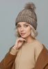 Damen Wintermütze mit Fleece Gefüttert Warm & Winddicht Strickmütze Bommelmütze Model 1980 Neverless®preview