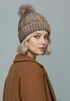 Damen Wintermütze mit Fleece Gefüttert Warm & Winddicht Strickmütze Bommelmütze Model 1980 Neverless®preview