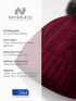 Damen Wintermütze mit Fleece Gefüttert Warm & Winddicht Strickmütze Bommelmütze Model 1980 Neverless®preview
