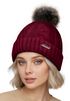 Damen Wintermütze mit Fleece Gefüttert Warm & Winddicht Strickmütze Bommelmütze Model 1980 Neverless®preview
