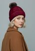 Damen Wintermütze mit Fleece Gefüttert Warm & Winddicht Strickmütze Bommelmütze Model 1980 Neverless®preview