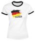 Damen WM-Shirt Deutschland Fußball EM 2024 Fußballeuropameisterschaft Deutschlandshirt Deutschlandflagge Retro Moonworks®preview