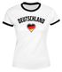 Damen WM-Shirt Deutschland Herz 2018 Retro Trikot-Look Moonworks® preview