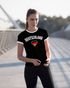 Damen WM-Shirt Deutschland Herz 2018 Retro Trikot-Look Moonworks® preview