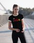 Damen WM-Shirt Deutschland WM Flagge Barcode Skyline Berlin WM 2018 Moonworks® preview