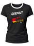 Damen WM-Shirt WM Fußball Weltmeisterschaft Deutschland Adler Vintage Slim Fit tailliert Moonworks®preview