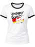 Damen WM-Shirt WM Fußball Weltmeisterschaft Deutschland Adler Vintage Slim Fit tailliert Moonworks®preview