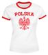 Damen WM-Shirt WM Polska Polen Poland Flagge World Cup Weißer Adler WM 2018 Moonworks® preview