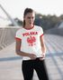 Damen WM-Shirt WM Polska Polen Poland Flagge World Cup Weißer Adler WM 2018 Moonworks® preview