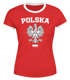 Damen WM-Shirt WM Polska Polen Poland Flagge World Cup Weißer Adler WM 2026 Moonworks®preview