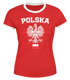Damen WM-Shirt WM Polska Polen Poland Flagge World Cup Weißer Adler WM 2026 Moonworks®preview