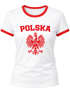 Damen WM-Shirt WM Polska Polen Poland Flagge World Cup Weißer Adler WM 2026 Moonworks®preview