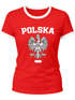 Damen WM-Shirt WM Polska Polen Poland Flagge World Cup Weißer Adler WM 2026 Moonworks®preview