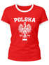 Damen WM-Shirt WM Polska Polen Poland Flagge World Cup Weißer Adler WM 2026 Moonworks®preview