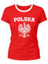 Damen WM-Shirt WM Polska Polen Poland Flagge World Cup Weißer Adler WM 2026 Moonworks®preview