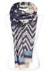 Damen Wollschal Sterne Fransen Stars Strickschal langer Winterschal Neverless®preview
