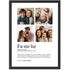 Definition Poster Familie – personalisiertes Familienposter mit Wunschfoto Text – Geschenk Familie – Wanddeko Wohnzimmer Flur Eingang SpecialMe®preview