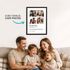 Definition Poster Familie – personalisiertes Familienposter mit Wunschfoto Text – Geschenk Familie – Wanddeko Wohnzimmer Flur Eingang SpecialMe®preview