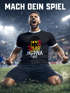 Deutschland Herren Fußball WM-Shirt Finger-Abdruck Flagge 2026 Retropreview