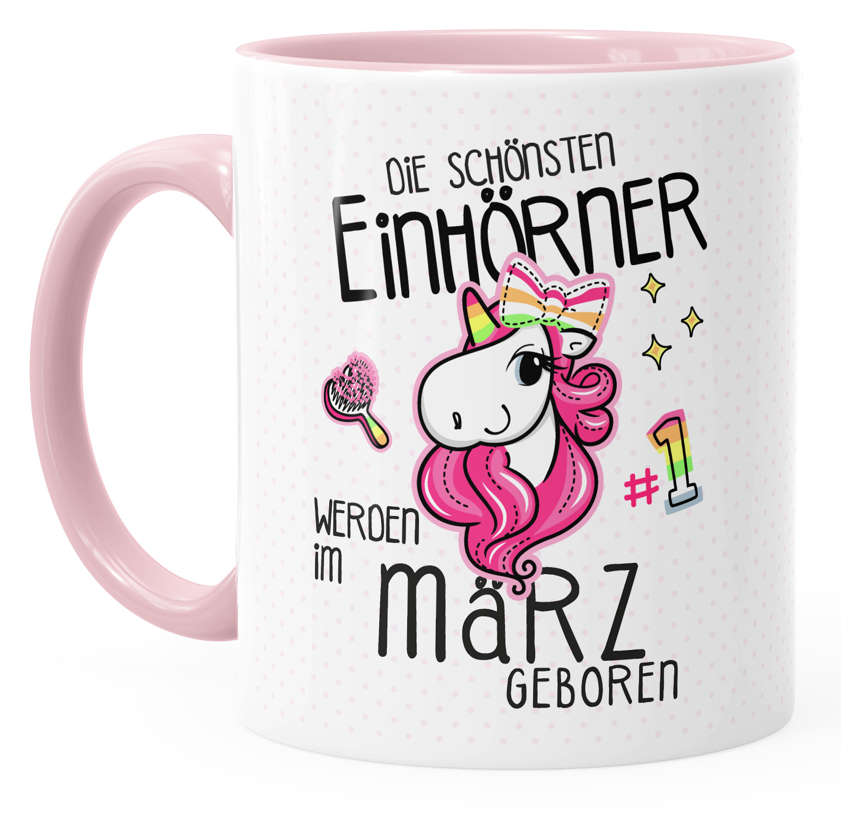 Moonworks Emaille Tasse – „Die Coolsten Alpakas Werden Im Wunschmonat Geboren“, Geburtstagsgeschenk