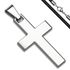 Edelstahl Anhänger Kreuz Halskette Lederkette Kugelkette Damen Herren Autiga®preview