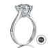edler Damen-Ring Zirkonia Stein Verlobungsring Solitär-Ring 925 Sterling Silber Autiga®preview