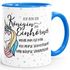Einhorn Tasse mit Spruch ich bin die Königin der Einhörner Einhorn-Tasse mit Innenfarbe MoonWorks®preview
