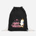 Einhorn Turnbeutel Born to be a wild Unicorn Einhorn auf Skateboard Gymsac Moonworks®preview