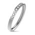 Eleganter Damen Ring aus Edelstahl | glänzende Zirkonia-Kristalle | Partnerring | Verlobungsring | Eheringpreview