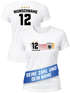 EM Shirt Damen Deutschland Trikot personalisiert mit Name Fußball Weltmeisterschaft 2026 Fanshirt Moonworkspreview