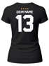 EM Shirt Damen Deutschland Trikot Vorderseite Rückseite personalisiert mit Name Zahl Fußball Weltmeisterschaft 2026 Moonworkspreview