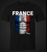 EM T-Shirt Herren Fußball Frankreich Flagge Fanshirt Waschbrettbauch MoonWorks®preview