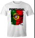 EM T-Shirt Herren Fußball Portugal Flagge Fanshirt Waschbrettbauch MoonWorks®preview