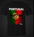 EM T-Shirt Herren Fußball Portugal Flagge Fanshirt Waschbrettbauch MoonWorks®preview