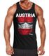 EM Tanktop Herren Fußball Österreich Flagge Fanshirt Waschbrettbauch MoonWorks®preview