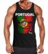 EM Tanktop Herren Fußball Portugal Flagge Fanshirt Waschbrettbauch MoonWorks®preview