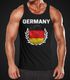EM WM Tanktop Fanshirt Herren Fußball Deutschland Flagge Vintage MoonWorks®preview
