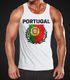 EM WM Tanktop Fanshirt Herren Fußball Portugal Flagge Vintage MoonWorks®preview