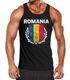 EM WM Tanktop Fanshirt Herren Fußball Rumänien Flagge Romania Vintage MoonWorks®preview