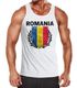 EM WM Tanktop Fanshirt Herren Fußball Rumänien Flagge Romania Vintage MoonWorks®preview