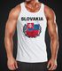 EM WM Tanktop Fanshirt Herren Fußball Slowakei Flagge Slovakia Vintage MoonWorkspreview