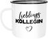 Emaille-Becher Lieblings Kollegin Geschenk Arbeit Büro-Tasse Kaffeetasse Moonworks®preview