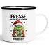 Emaille-Tasse Anti Weihnachten Spruch Ironie Sarkasmus lustige Weihnachtsbecher Geschenke für Weihnachtsmuffel Moonworks®preview